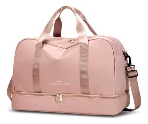 Bolsa Mala De Mão  Feminina De Bordo Viagem Grande 701 701-rosa Lisa