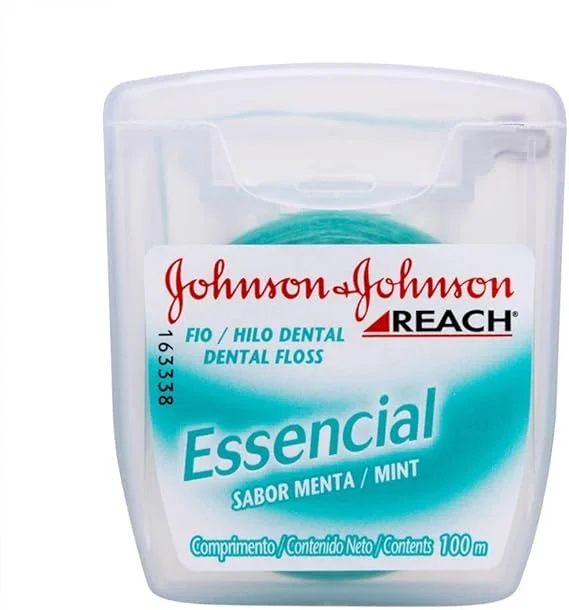 Johnson's Reach Fio Dental Essencial Menta, 100m