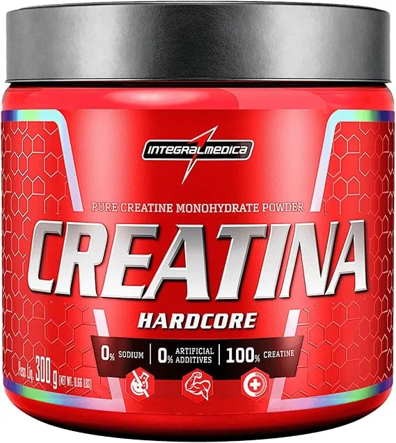 Integralmedica Creatina em Pó Hardcore 100% Pura e Monohidratada 300g