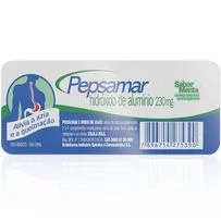 Pepsamar Antiácido 230mg Neo Química 10 Comprimidos Sabor Menta