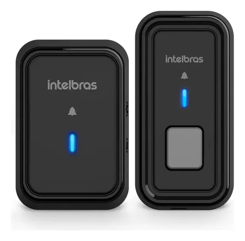 Campainha Sem Fio Intelbras Cib 101 Preta Preto 127/220v