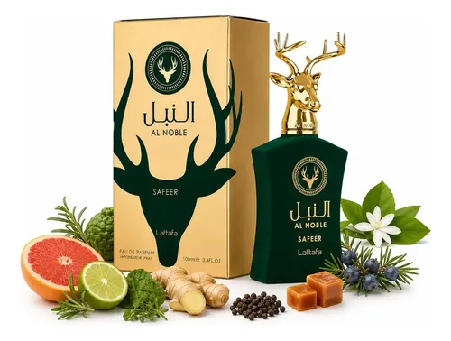 Perfume Árabe Al Noble Safeer Lattafa Compartilhável 100ml