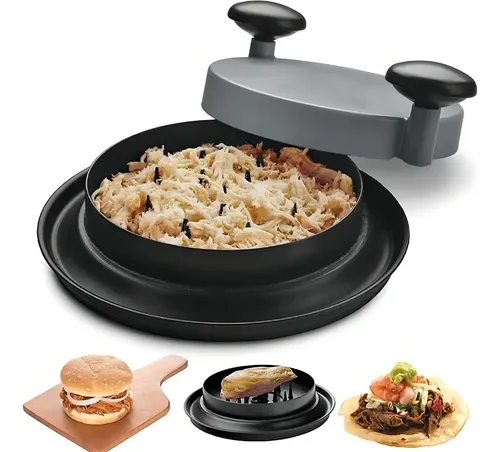 Desfiador Triturador Manual De Alimentos Carne Frango Agora! Cor Preto