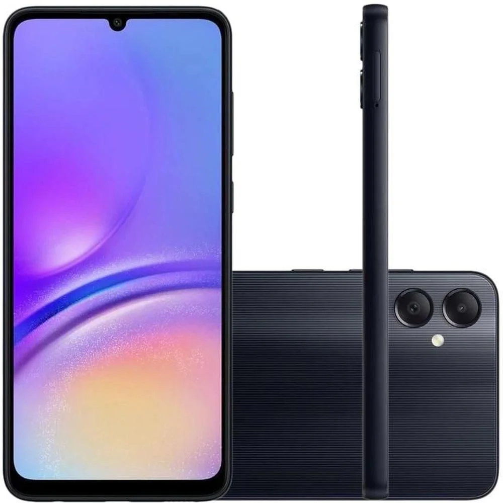 Smartphone Samsung Galaxy A05 4G 128GB 4GB RAM Câmera 48MP Tela 6.7" Android Preto