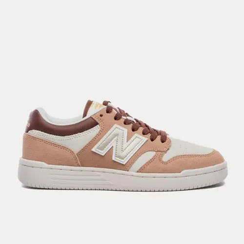 Tênis Casual Masculino E Feminino 480 Low New Balance Bege Liso 41 Br