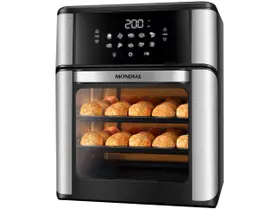 Air Fryer Mondial Forno Oven AFON-12L-BI Preto e Inox 12L