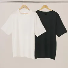 Kit Com 2 Camisetas Masculinas Básicas Relaxed Hering Adulto
