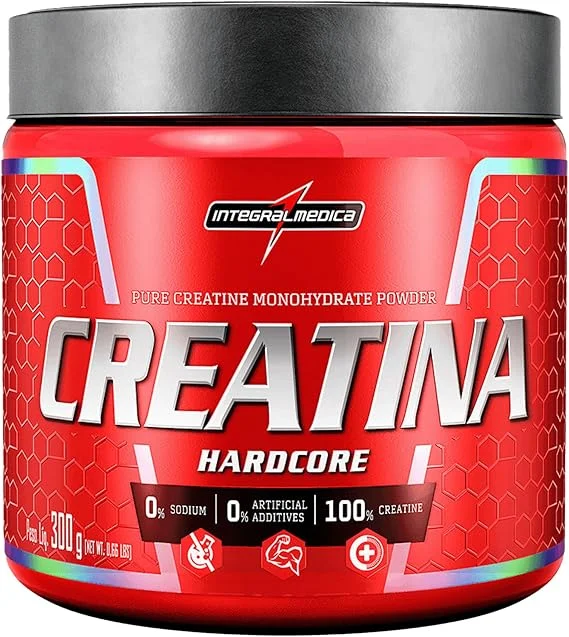 Integralmedica Creatina em Pó Hardcore 100% Pura e Monohidratada 300g
