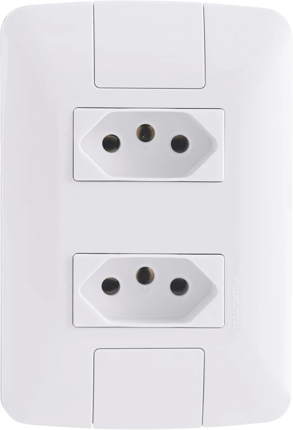 Tramontina Conjunto 2 Tomadas 2P+T Aria 4x2 20A 250 V Branco