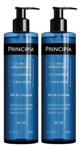 Principia Kit 2 Gel De Limpeza Gl-02 Limpeza Profunda Todo Tipo De Pele Dia/noite