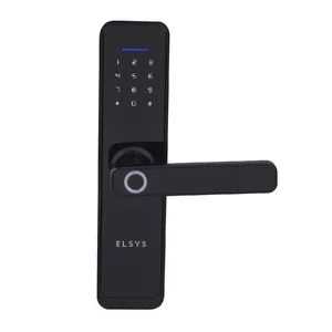 Fechadura Eletrônica Elsys ESF-DE5100I Preta de Embutir