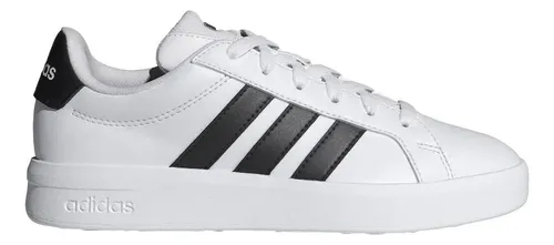 Tênis Grand Court 3.0 Juvenis adidas Branco / Cloud White / Core Black / Cloud White 35 Br