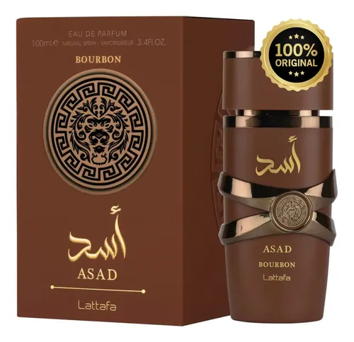 Perfume Árabe Asad Bourbon Lattafa 100ml Masculino