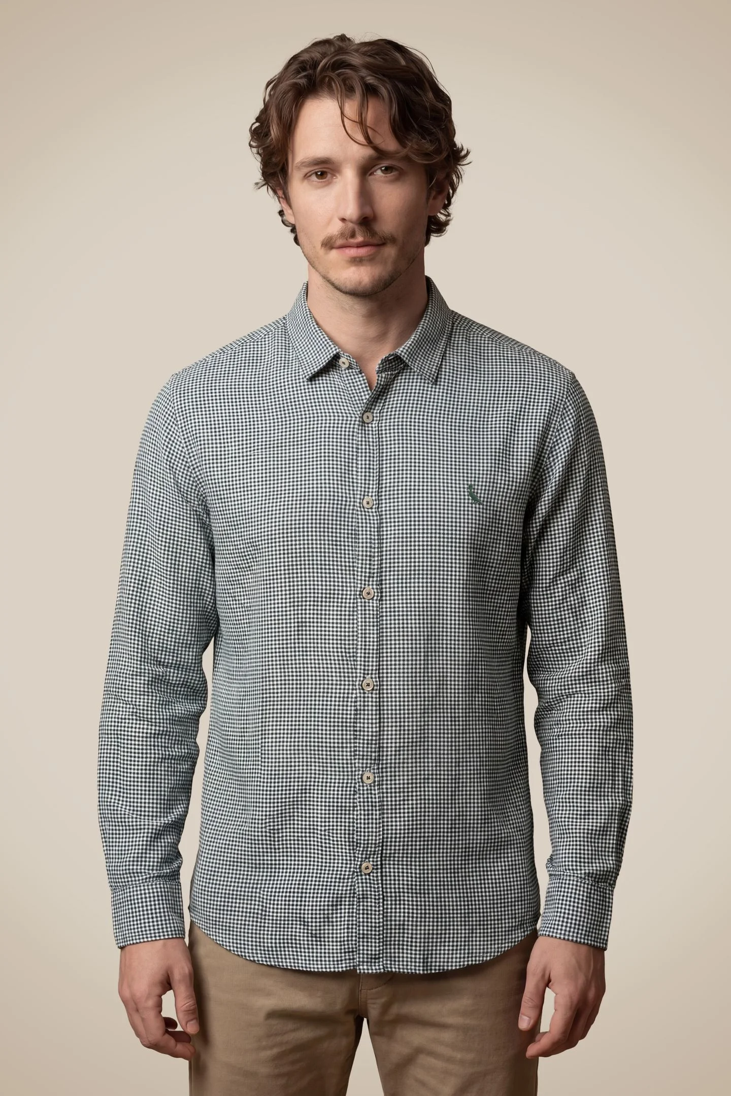 Camisa Ml Linho Vichy