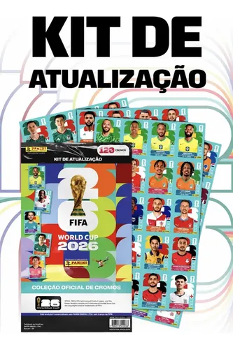 Kit de atualização do personagem NEYMAR da Panini Copa 2026