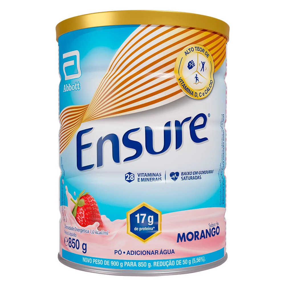 Suplemento Nutricional Ensure Sabor Baunilha 850g