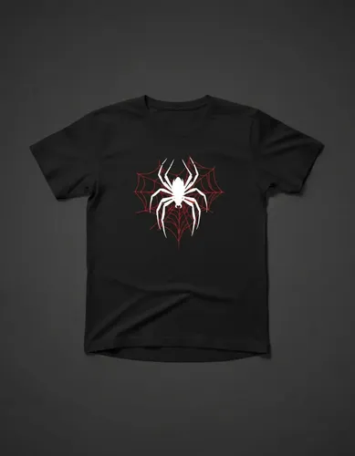 Camiseta Preta - Spiderman Teia Coração Preto M Feminino
