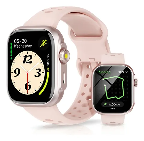 Relógio Smartwatch Bettdow Fb041 47 mm Esportivo Alexa E Gps 1.85 Cor Rosa