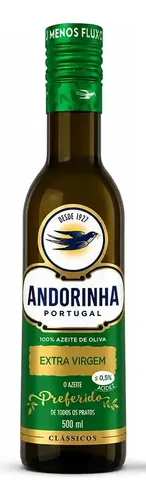 Azeite De Oliva Extra Virgem Andorinha 500ml