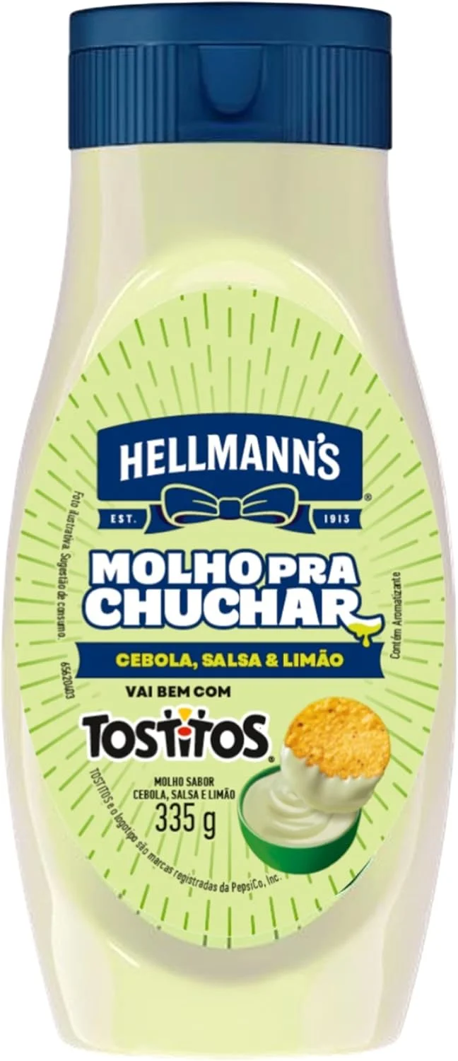 Hellmann’s Molho pra Chuchar sabor Cebola, Salsa e Limão