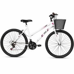 Bicicleta Feminina Forss Anny Aro 26 C/cestinha 18 Marchas
