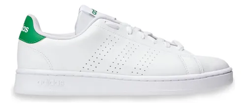 Tênis Masculino E Feminino Advantage 2.0 adidas Branco E Verde Liso 36 Br