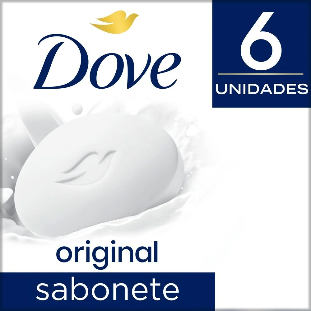 Dove Sabonete em Barra Original 90g 6 Unidades