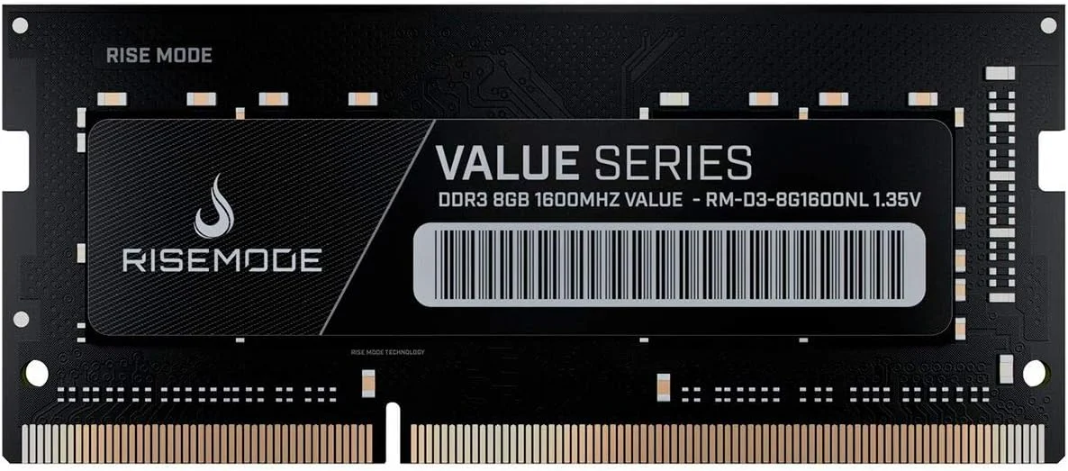 Memória RAM para Notebook Rise Mode Value Series, 8GB, 1600MHz, DDR3, CL11 - RM-D3-8G1600NL