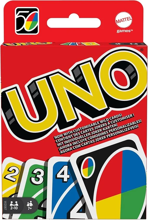 Kit De Cartas UNO Clássico Mattel Com 108 Cartas 7 Anos Ou Mai