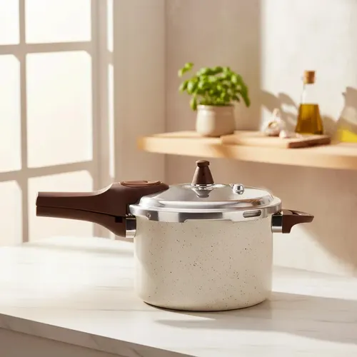 Panela De Pressão Brinox Pressure 4,2l Ø20 X 14,5 Cm Vanilla Baunilha
