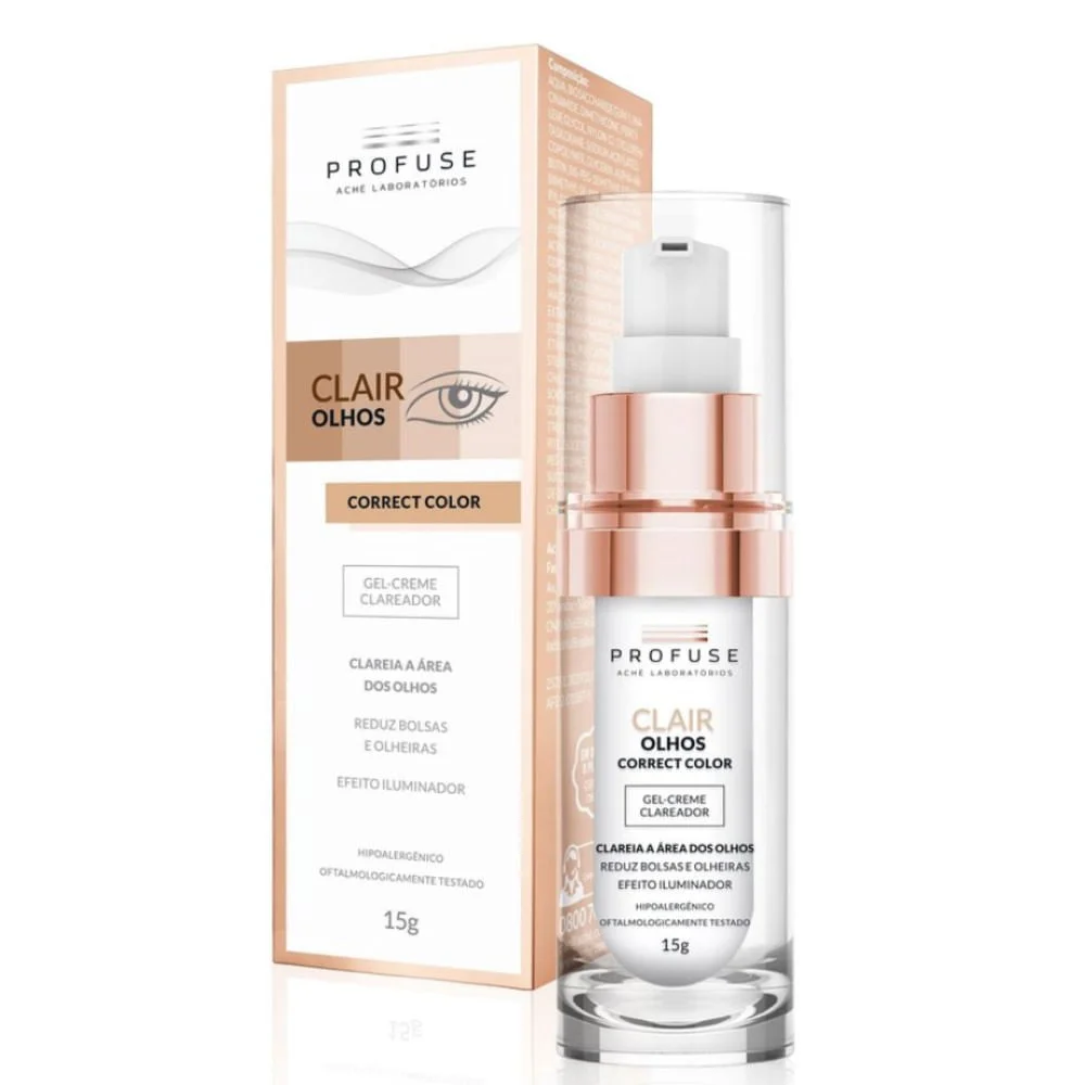Gel-Creme Clareador Profuse Clair Olhos Correct Color 15g