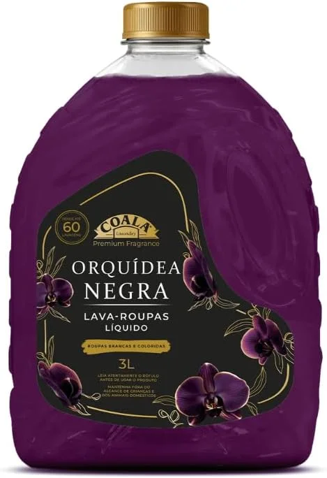 Coala Laundry Lava Roupas Líquido 3 Litros Orquídea Negra
