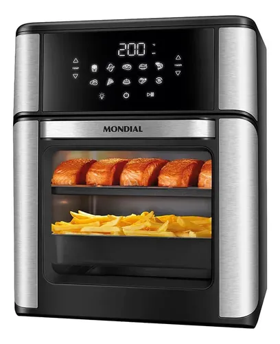 Fritadeira Air Fryer Forno Oven 12l Mondial AFON-12L-BIN