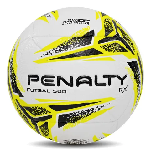 Bola De Futsal Rx 500 Xxiii Cor Branco Amarelo E Preto Penalty