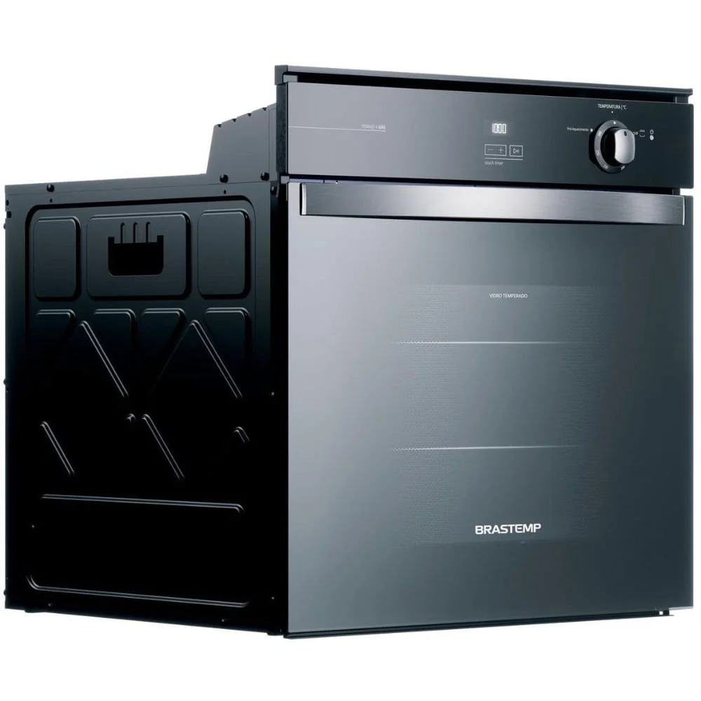 Forno De Embutir a Gás Brastemp BOA84 78 Litros - Inox