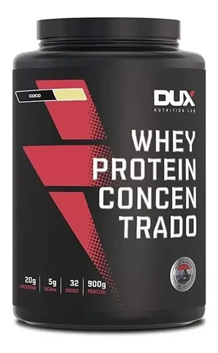 Whey Protein Concentrado Dux Nutrition Pó 900g Unidade Coco
