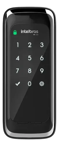 Fechadura Digital De Sobrepor Intelbras Fr 101 Preto