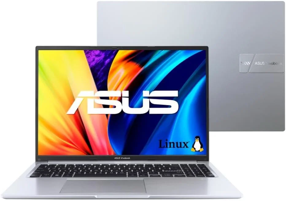 Notebook ASUS Vivobook 16 X1605VA Intel Core i7 1355U 8Gb Ram 512Gb SSD Linux KeepOS Tela 16” IPS FHD Silver - MB742