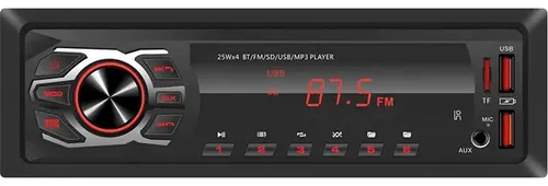 MP3 Player First Option 6688 Som Automotivo Radio Bluetooth 25W FM USB Pen Drive BT Carro Caminhonte 1 Din Caixa Bob Saida RCA