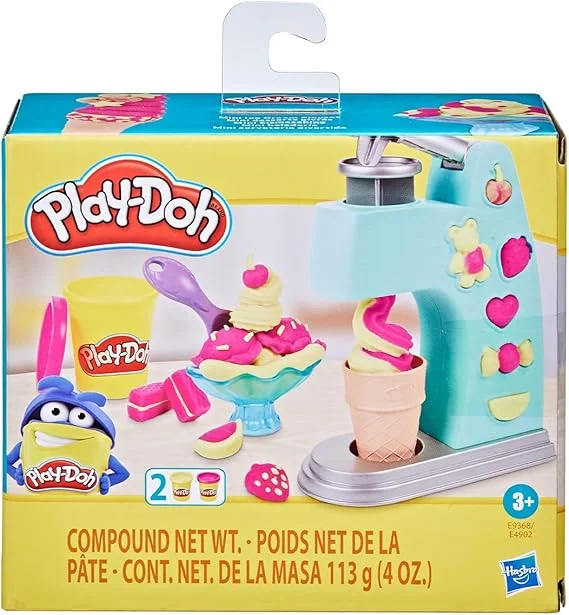 Play-Doh, Massinha de Modelar Infantil, Mini Kit Corte Maluco - Conjunto de Brinquedo com Acessórios e 2 Potes - A partir de 3 Anos