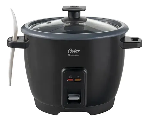 Panela Elétrica De Arroz Diamondtech Oster Black 1,2l Oster 220v