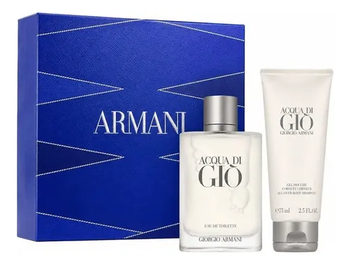 Armani Acqua Di Gio Masculino Eau De Toilette 100ml + Shower Gel 75ml