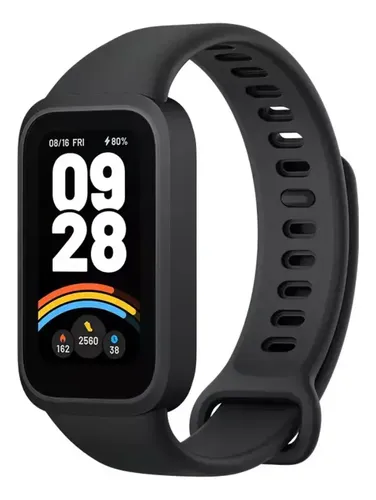 Relógio Smartwatch Smart Band 9 Active Tela 1.47 Caixa Preto Pulseira Preto