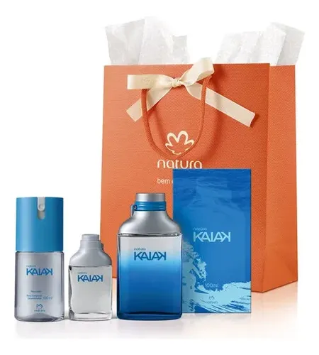 Presente Kit Kaiak Clássico Natura Tradicional Masculino Original