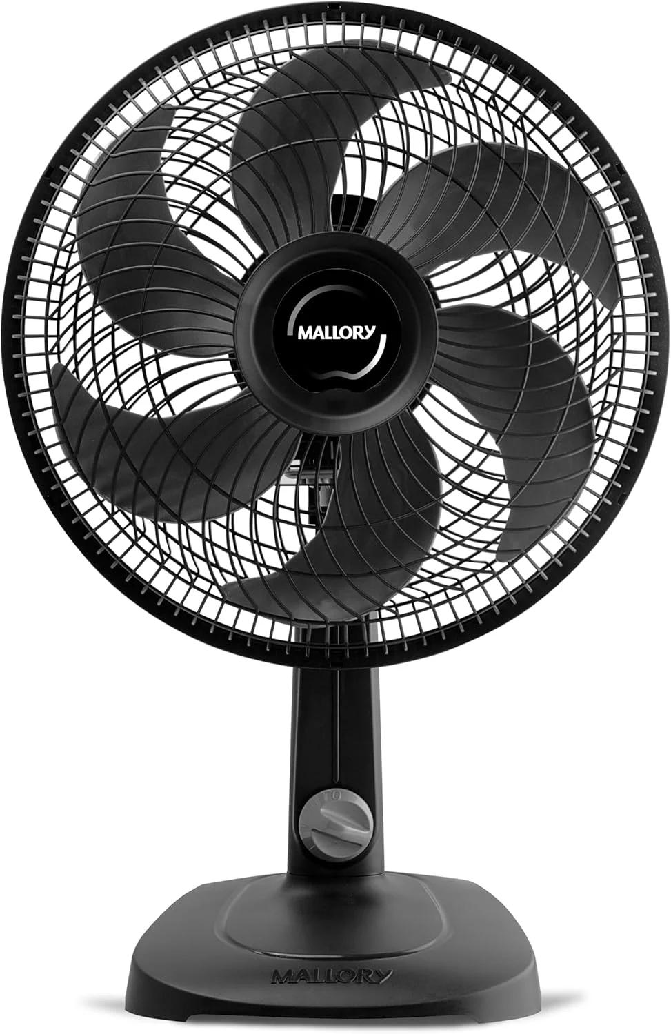 Ventilador de Mesa Mallory Turbo Compact 30 cm, Silencioso, Hélice de 6 pás, Grade Especial em Sistema TS, Máxima Vazão e Mínimo Ruído -127V