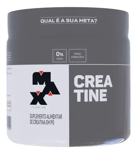 Creatina 150g Creatina Monohidratada Max Titanium Sem Sabor Alta Pureza