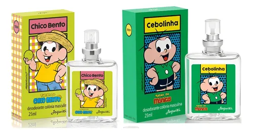 Presente Menino Kit Cebolinha + Chico Bento 2 Colônias 25ml Jequiti