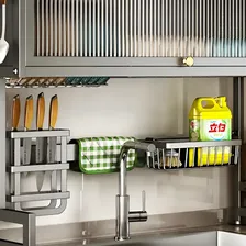 Escorredor De Pratos Louça Preto Cozinha Suspensa 65cm 18pçs Preto