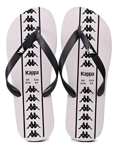 Chinelo Kappa Beach Adulto Unissex Em Borracha