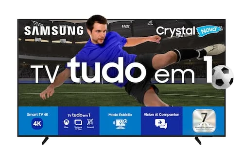 Smart TV 55" 4K Samsung 55U8600F Crystal HDR Tizen Alexa e Xbox Gaming